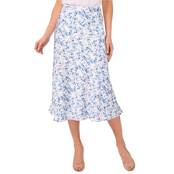 CeCe Dresses & Skirts - CeCe
Women's Floral Bias Flared Midi Skirt Floral Blue Midi Skirt